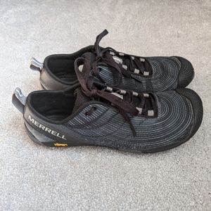 Black/Castle Rock Merrell Trail Running Shoes